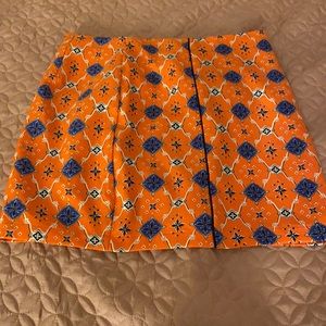Mini Orange skirt, with pocket,  size medium